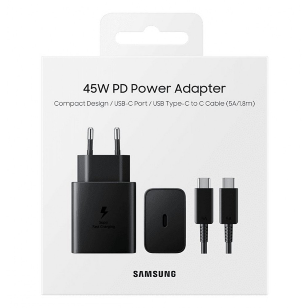 CHARGEUR SAMSUNG 45W USB-C TO USB-C 5A