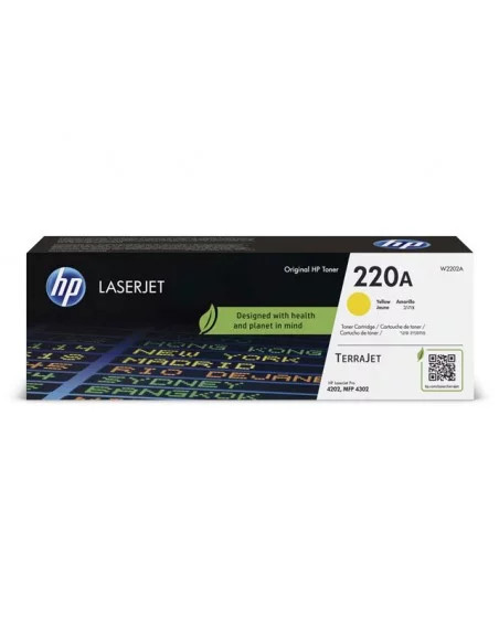 CARTOUCHE TONER HP LASERJET 220 A JAUNE W2202A