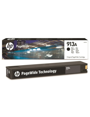 HP 913A Noir - Cartouche PageWide HP d'origine (L0R95AE)