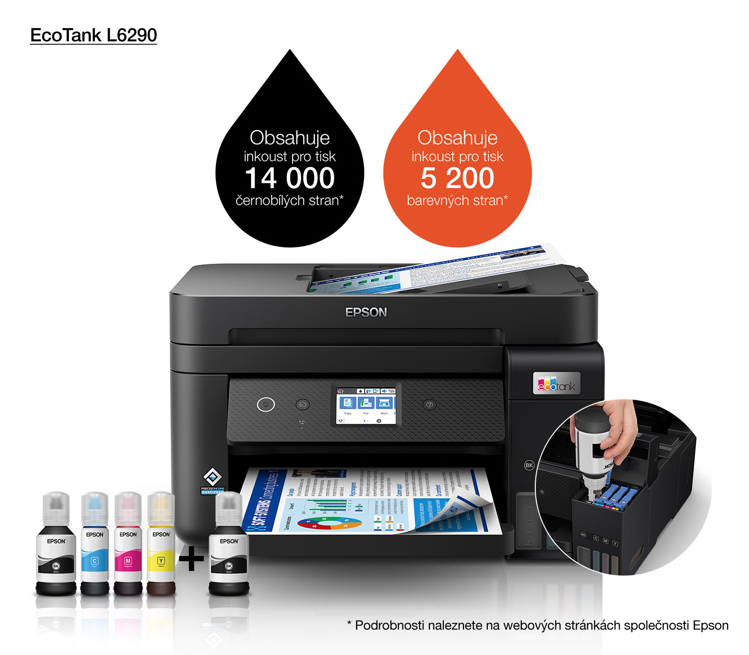 Epson EcoTank L6290 Imprimante pro multifonction à réservoirs rechargeables