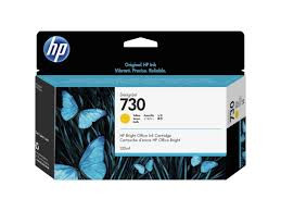 HP 730 Jaune - Cartouche d'encre HP d'origine (P2V70A)