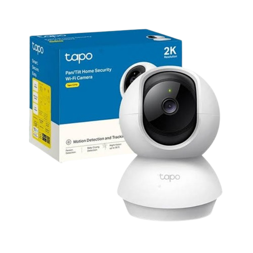 Caméra TP-Link Tapo C210 – Intérieure 2K QHD 3MP, 360°, Détection de Personne, Pleurs de Bébé, Vision Nocturne, Audio Bidirectionnel