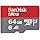 SanDisk 64 Go Ultra microSDXC UHS-I Carte + Adaptateur SD, avec jusqu'à 140 Mo/s, Classe 10, U1, homologuée A1