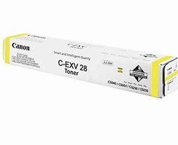 CARTOUCHE CANON CEXV 28 JAUNE AUTHENTIQUE