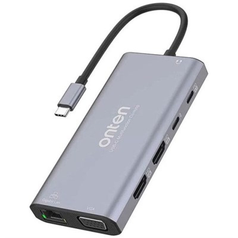 Adaptateur Onten OTN-UC601 12 IN 1 Type-C Multifonction