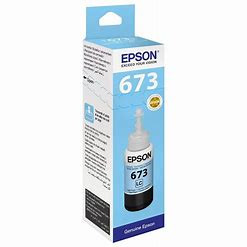 ENCRE EPSON 673 BLEU