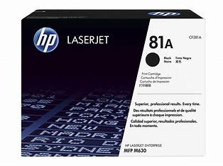 Cartouche HP 81A Noir Toner HP LaserJet d'origine