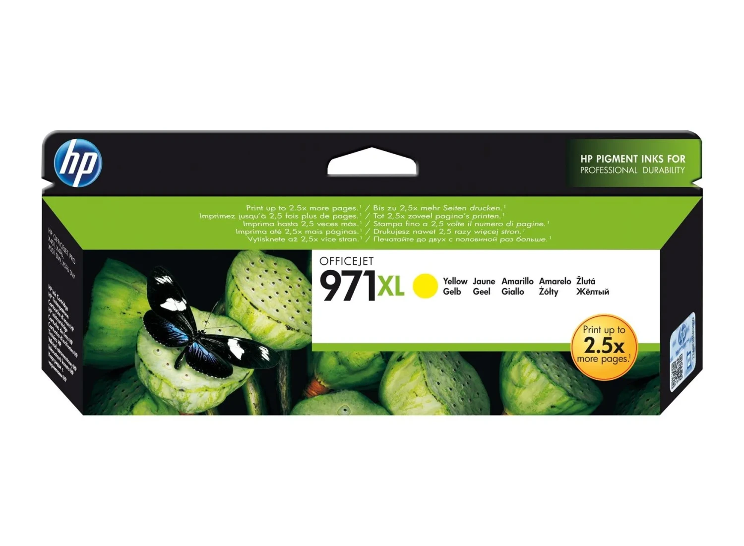CARTOUCHE HP 971XL JAUNE