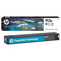 HP 913A bleu - Cartouche PageWide HP d'origine (F6T77AE)