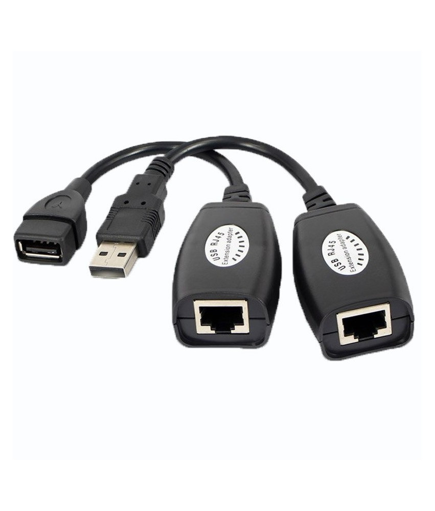 ADAPTATEUR DE CABLE D'EXTENSION USB SUR RJ45