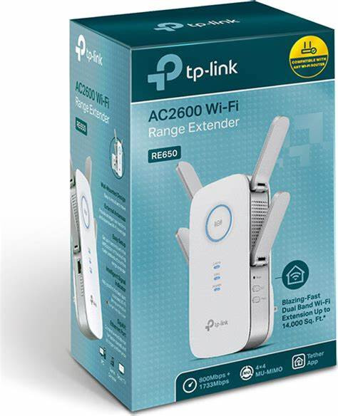 TP LINK Répéteur WiFi / Point d'accès WiFi 5 bi-bande Gigabit (AC2600 Mbps)