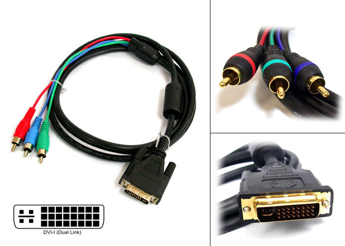 CABLE DVI-I VERS 3RCA