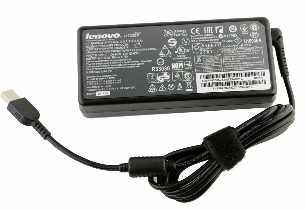 CHARGEUR LENOVO 20V 6.75A 135W