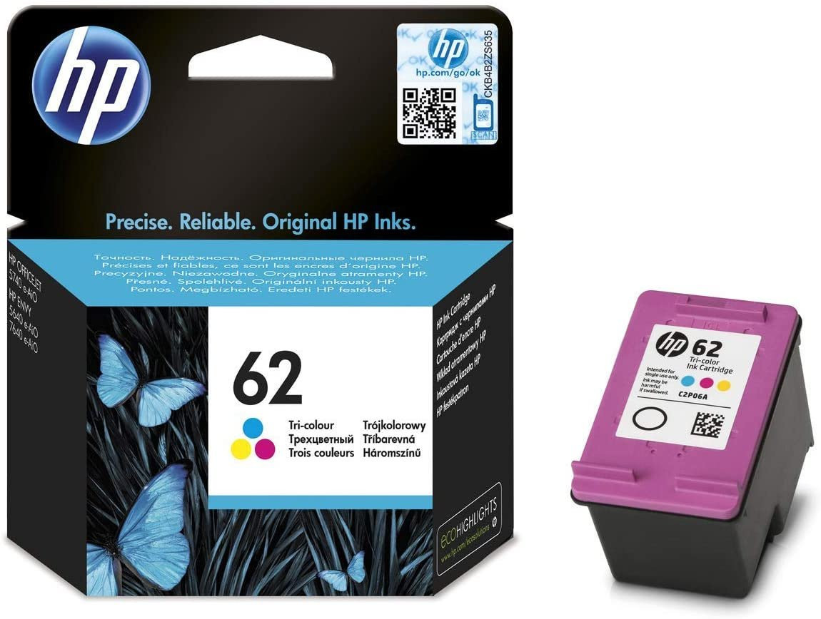 CARTOUCHE HP 62 COULEUR