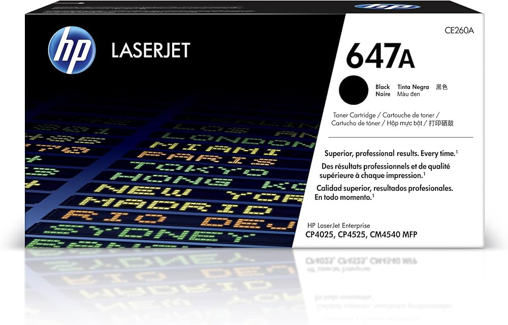 Cartouche HP 647A Noir Authentique
