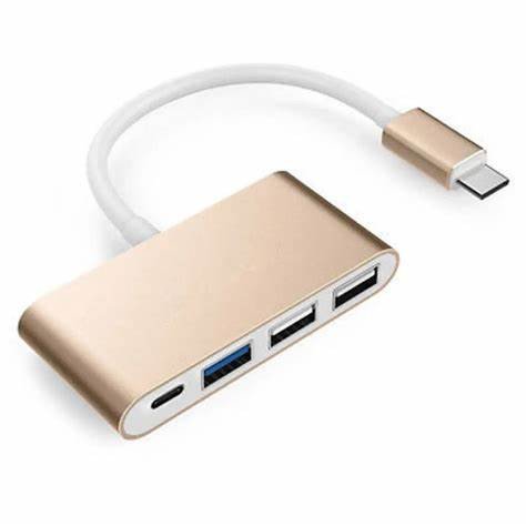 Adaptateur USB-C vers 1 x USB 3.0 et 2 x USB 2.0 + Charge USB-C