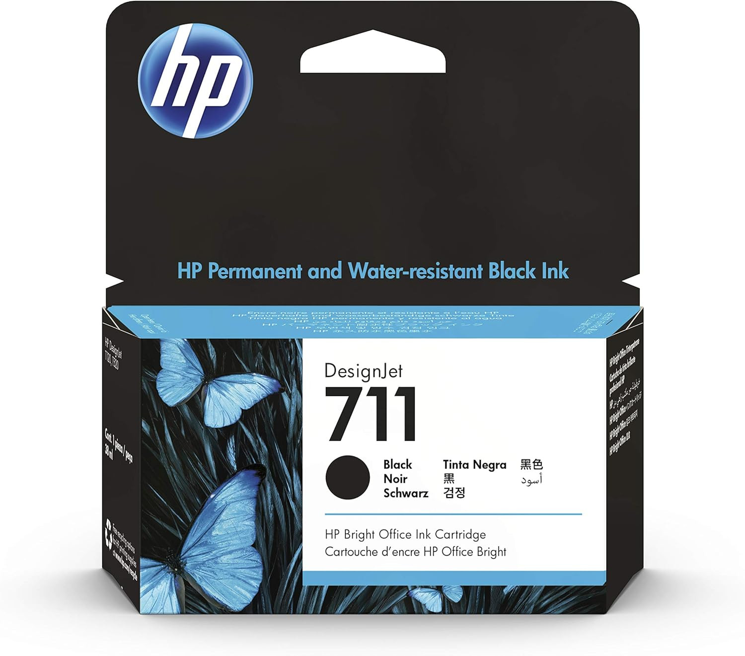 CARTOUCHE HP 711 NOIR
