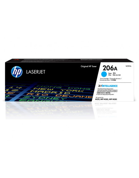 CARTOUCHE TONER HP 206 A BLEU W2111A