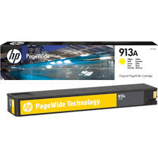 HP 913A Jaune - Cartouche PageWide HP d'origine (F6T79AE)