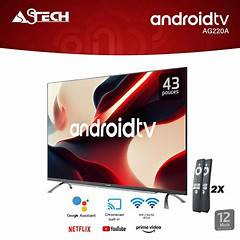 Astech Téléviseur LED 43 Pouces - Smart Android -