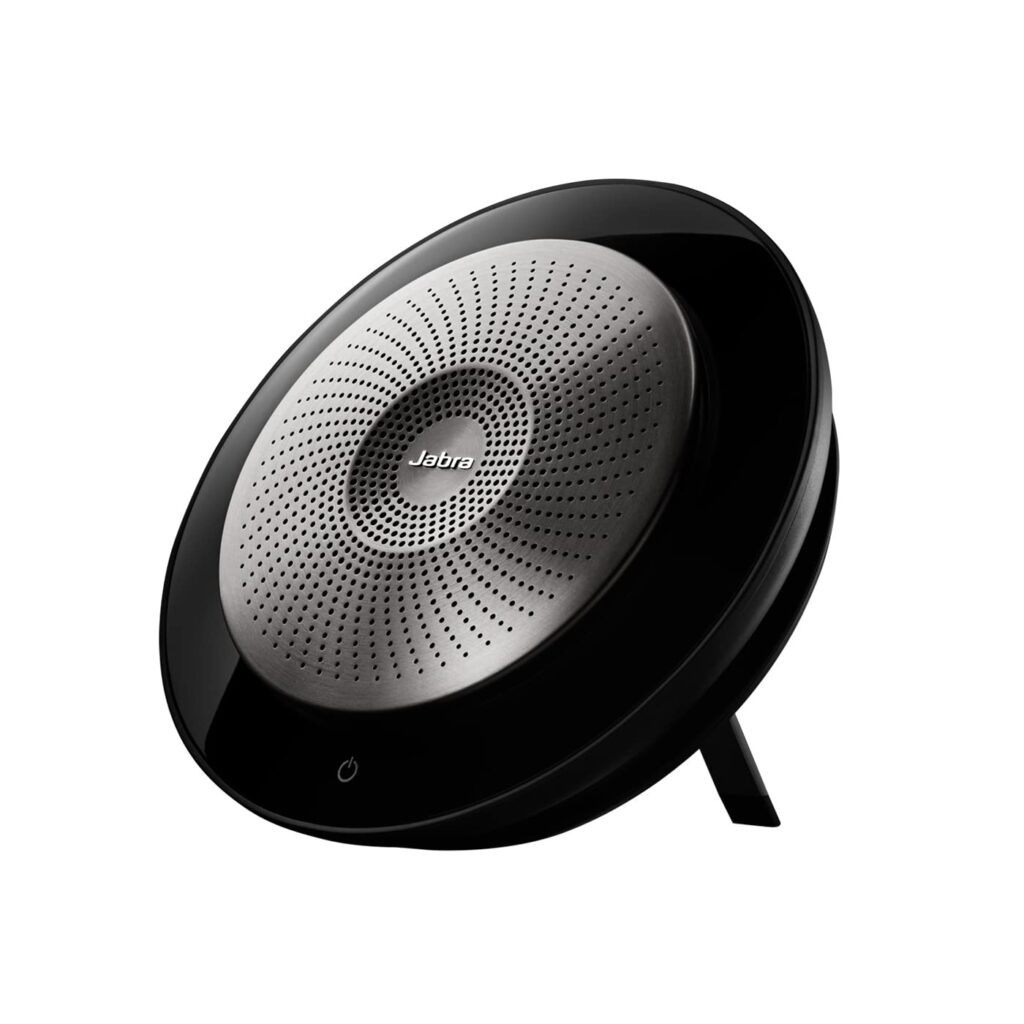 Jabra Speak 710 Haut Parleur – Enceinte Portable Certifiée Microsoft avec Adaptateur Bluetooth et USB – Connectivité avec Ordinateurs Portables, Smartphones et Tablettes