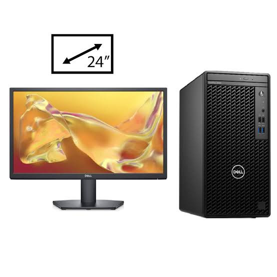 Unité centrale DELL OPTIPLEX 7010 MT – Core i3-13100 RAM 8 DISK 512 SSD ECRANT 24 POUCE