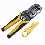 PINCE A SERTIR RJ45 + COUTEAU DENUDEUR DE FIL