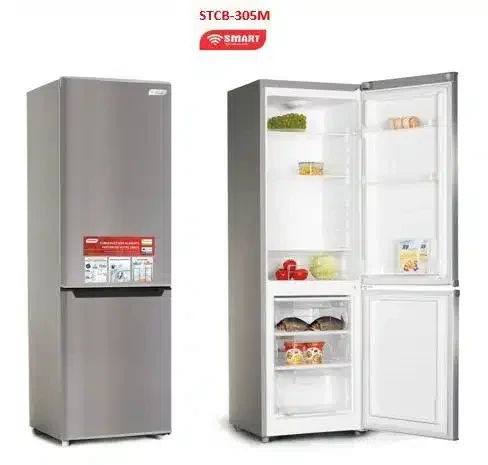 REFRIGERATEUR SMART TECHNOLOGY COMBINE 3TIROIRS GRIS 270LITRES STCB305M